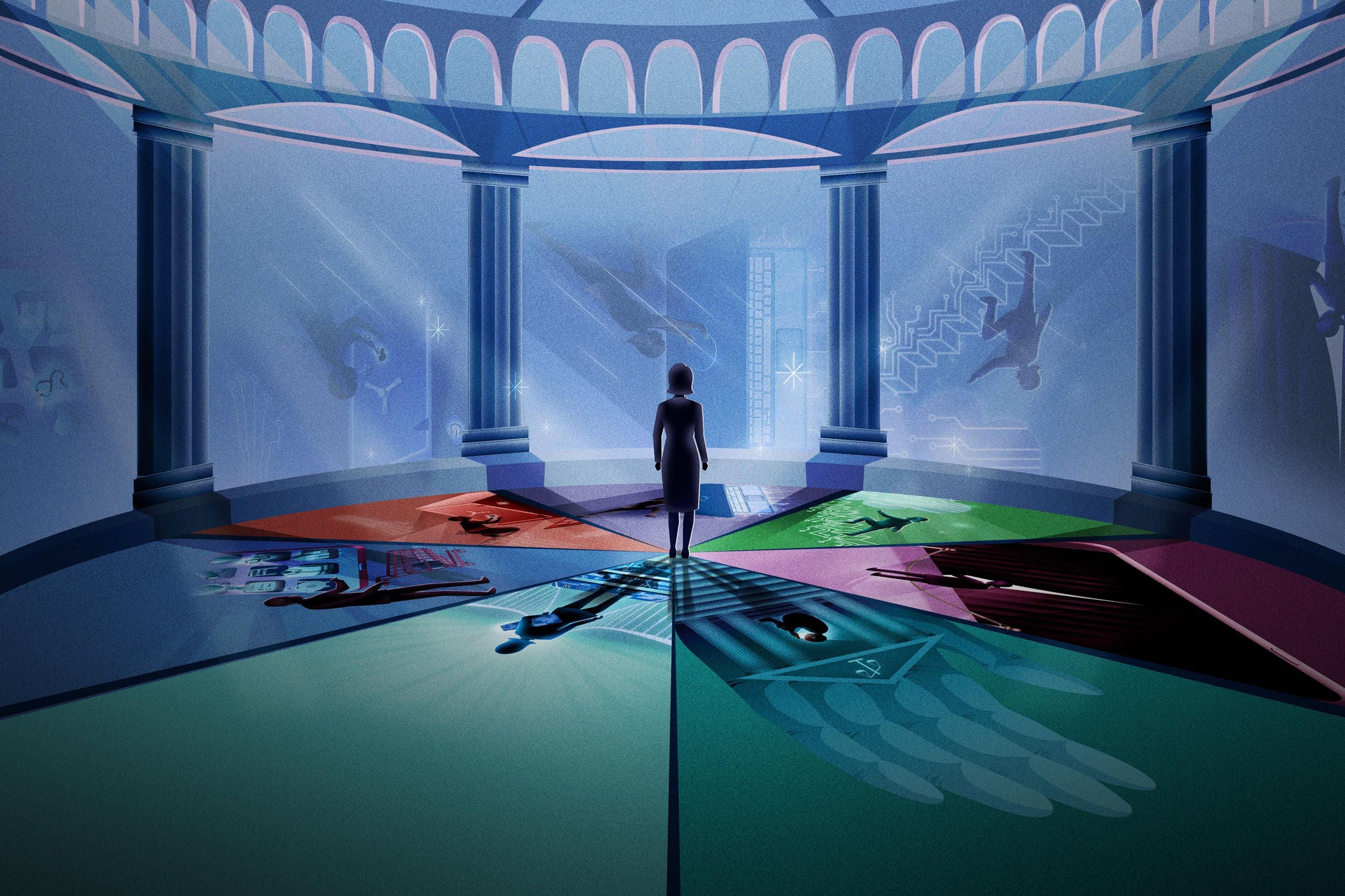 mosaic floor background
