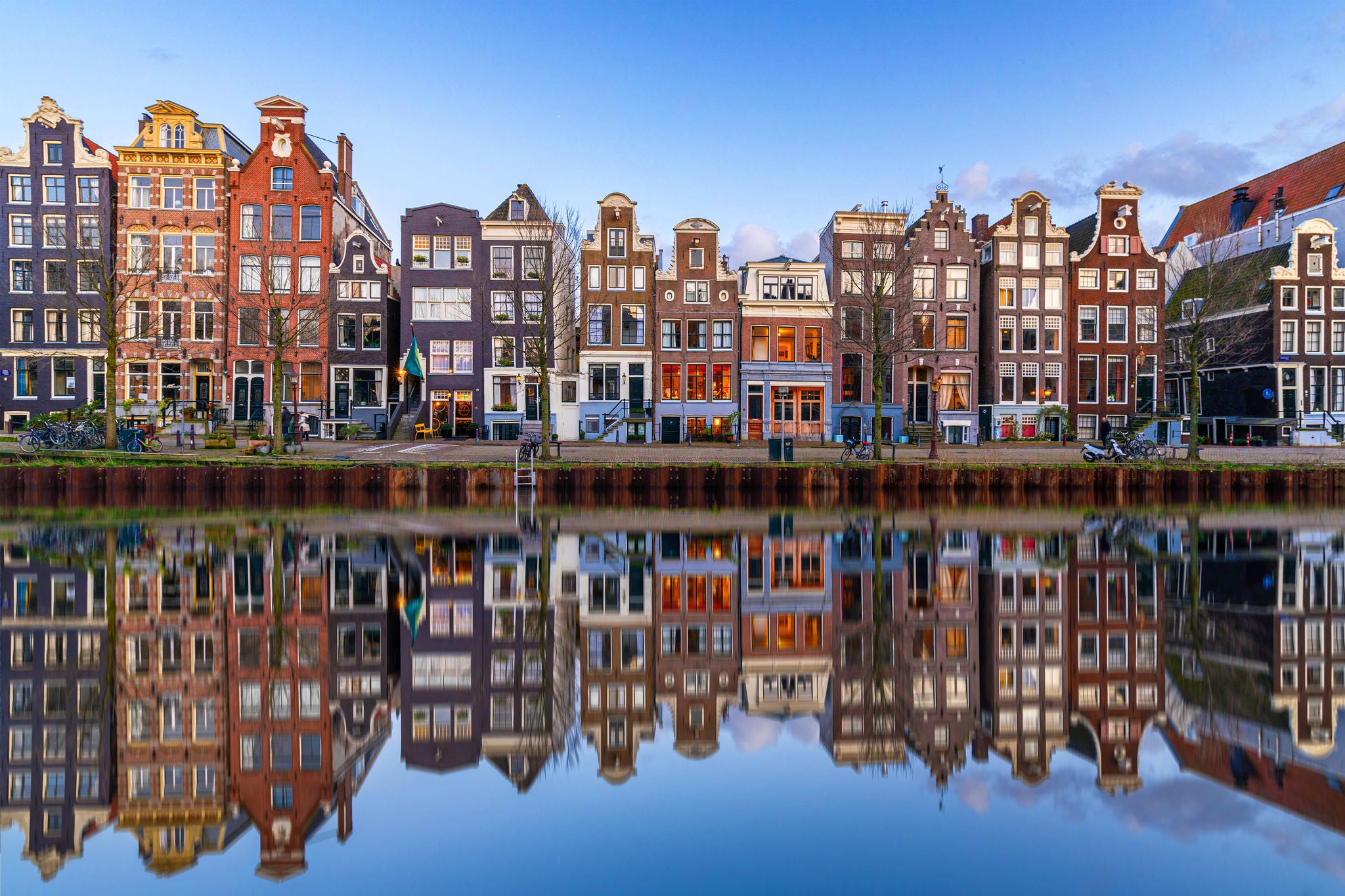 Crowded apartment buildings