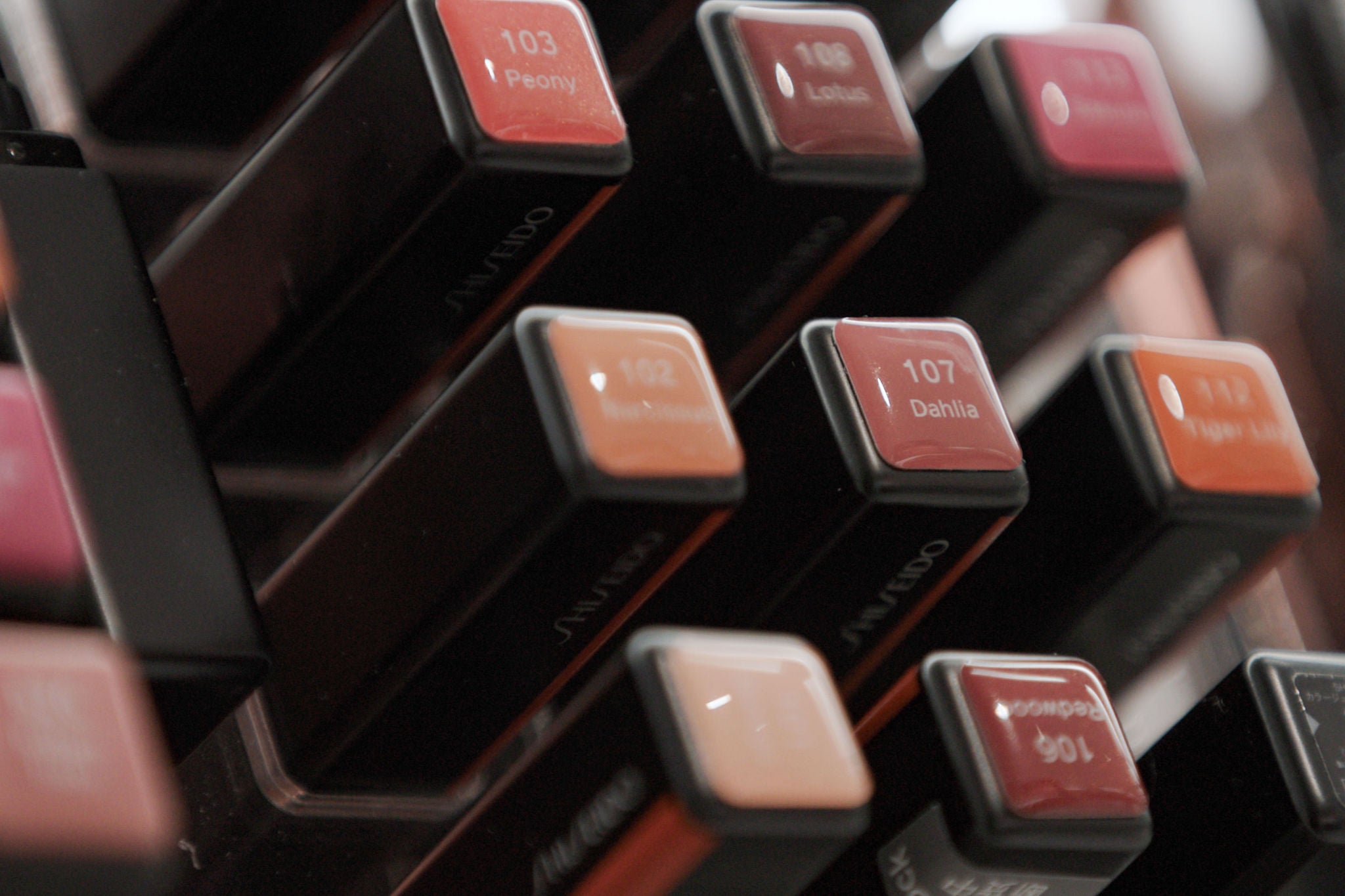 shades of Shiseido make-up