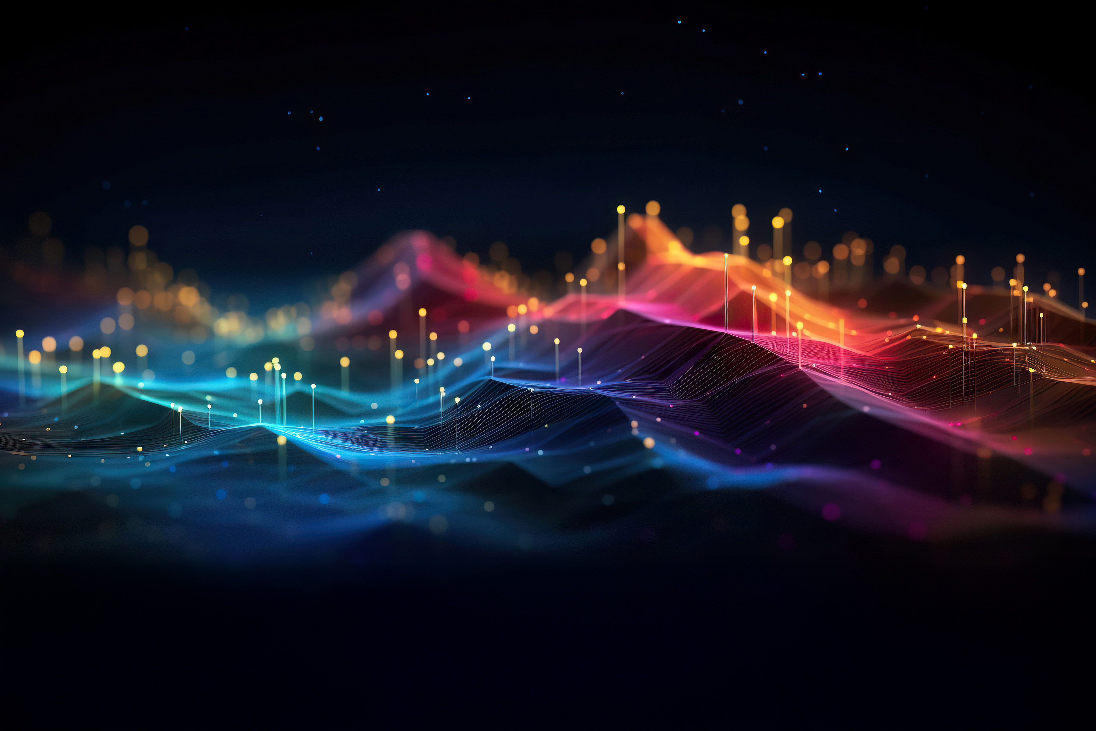 Abstract digital data background