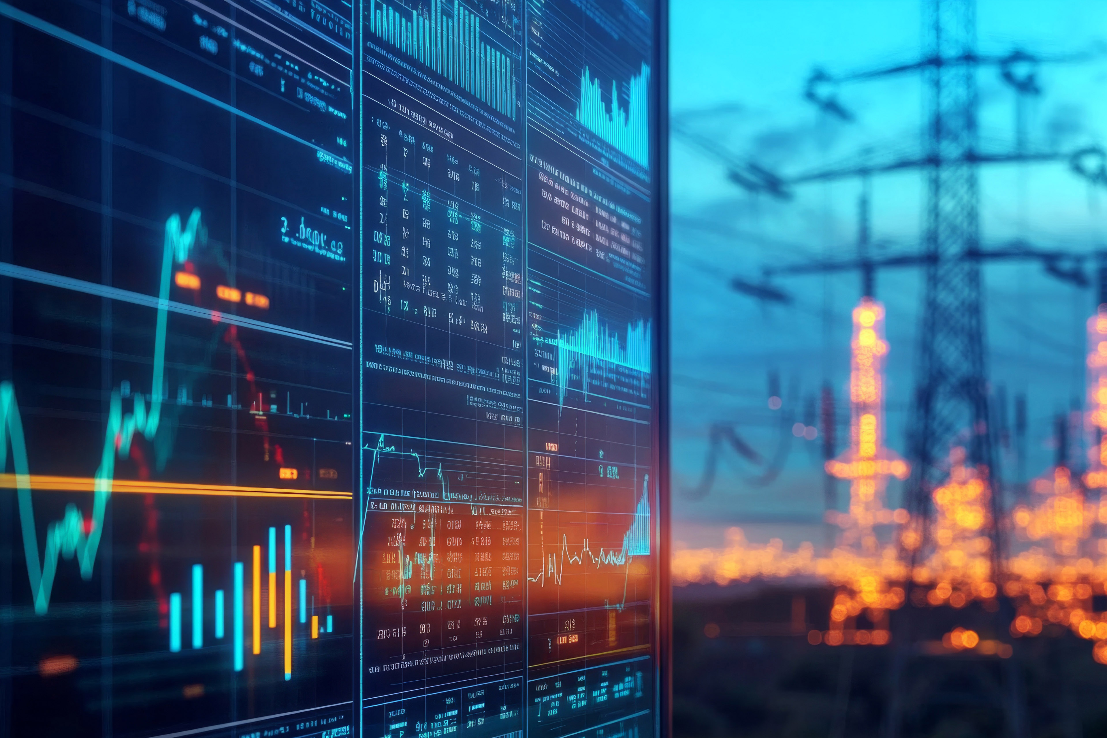 Advanced interface for real-time visualization and analysis of power grid data using cutting-edge technology